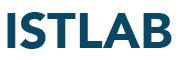 Istlab logo dark blue.